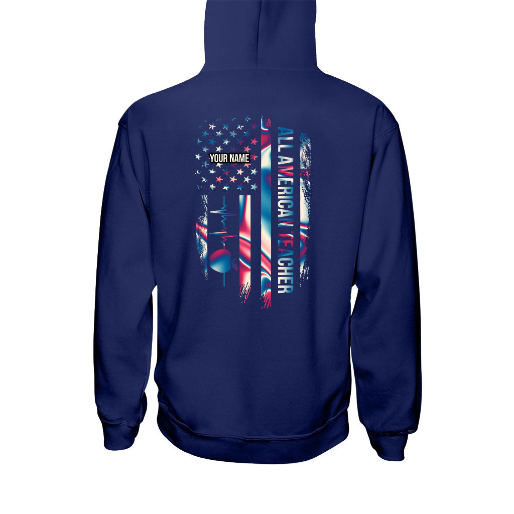 Proud Teacher - Personalized Independence Day T-shirt and Hoodie
