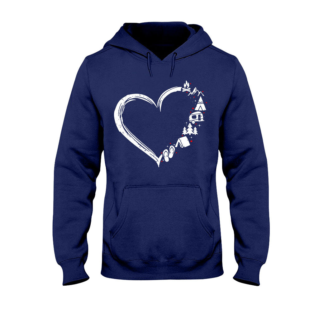 Camping Heart T-shirt and Hoodie 112021