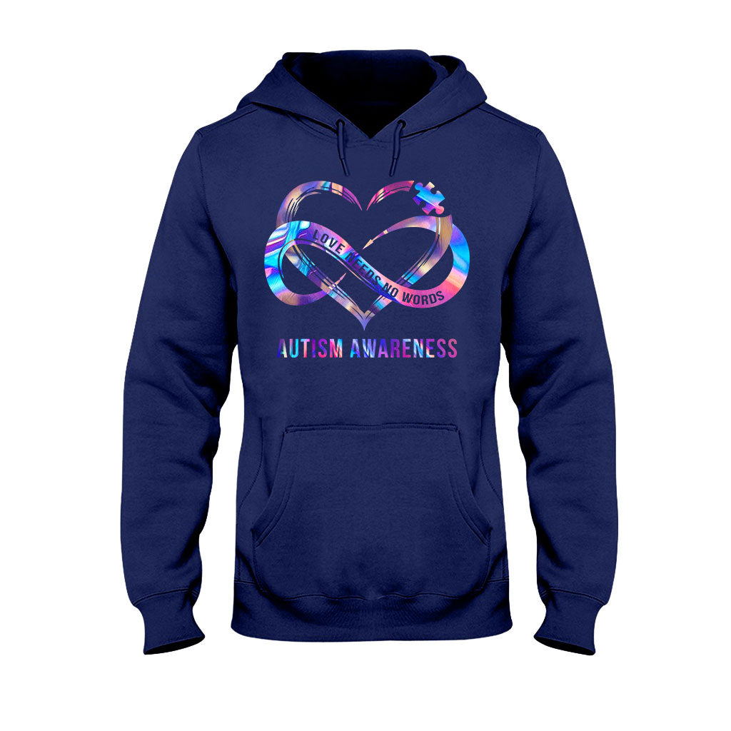 Liebe braucht keine Worte – T-Shirt und Hoodie zur Sensibilisierung für Autismus 112021