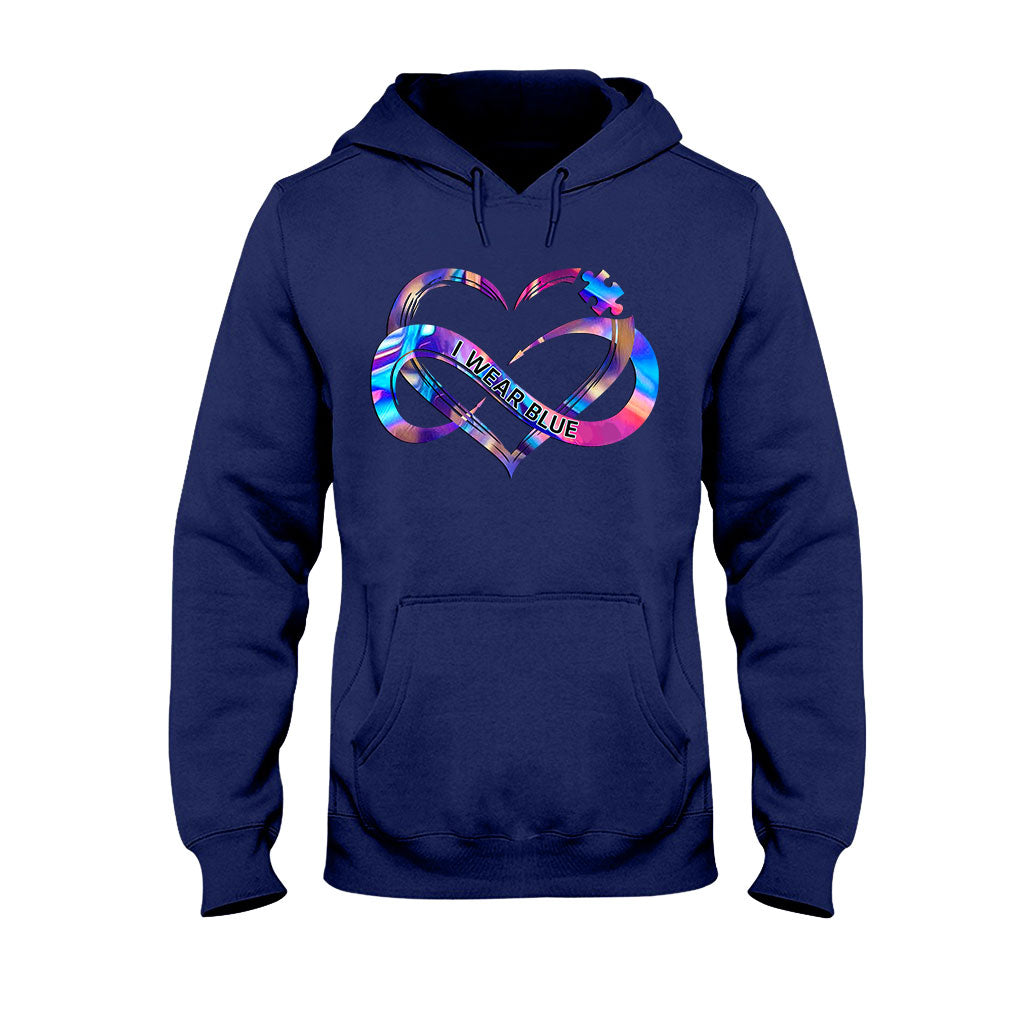 Ich trage Blau – Personalisiertes T-Shirt und Hoodie zur Sensibilisierung für Autismus