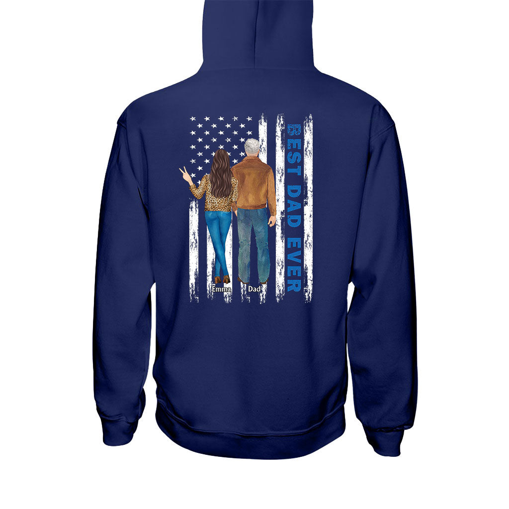 Best Dad Ever - Personalized Father T-shirt and Hoodie