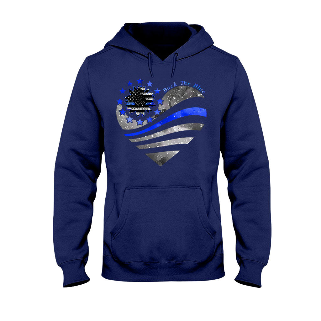 Blue Line – Polizeibeamten-T-Shirt und Hoodie 062021
