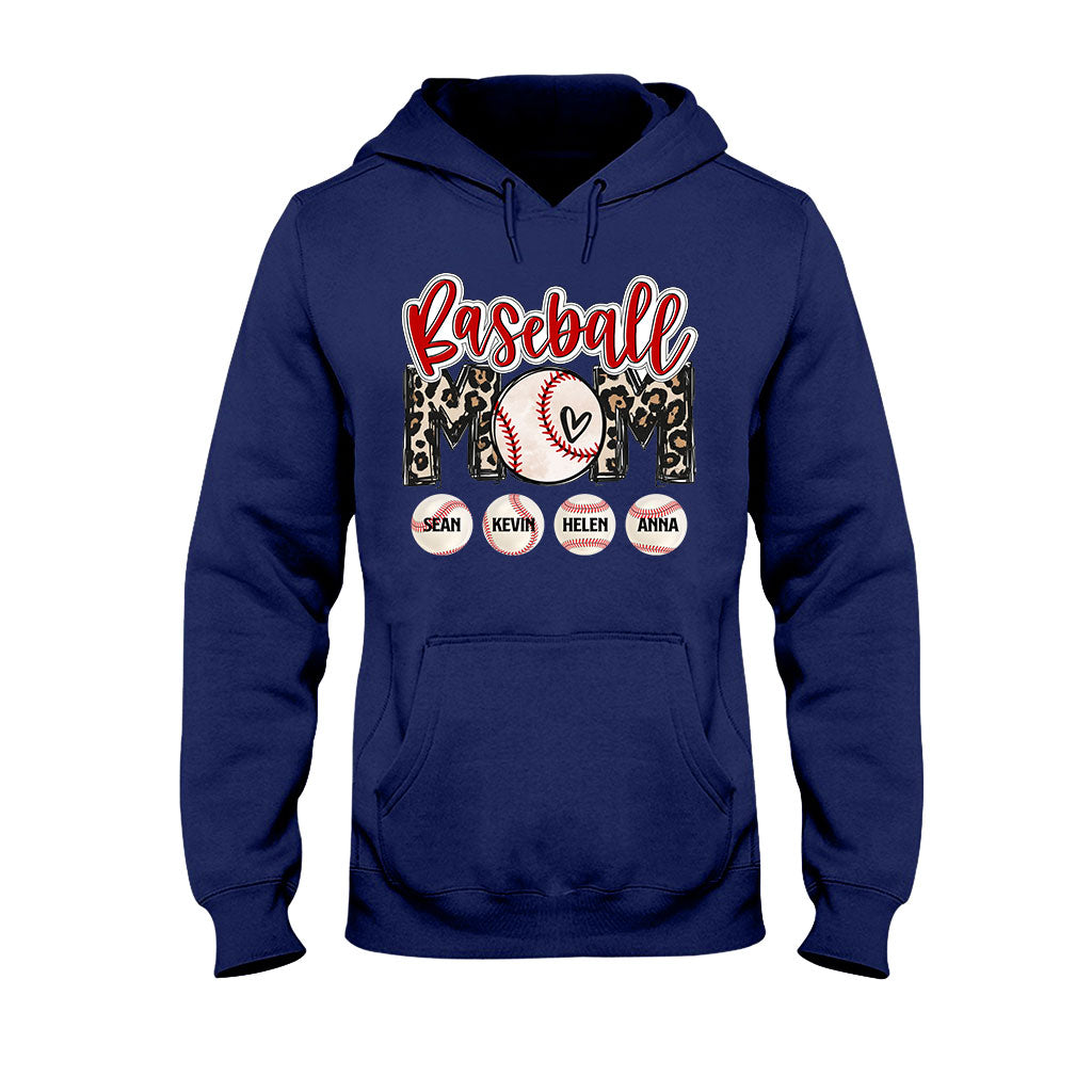 Baseball-Mama – Personalisiertes Baseball-T-Shirt und Hoodie