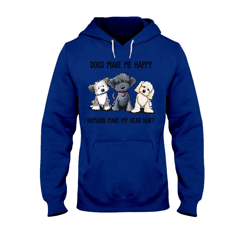 Hunde machen mich glücklich – T-Shirt und Hoodie 062021