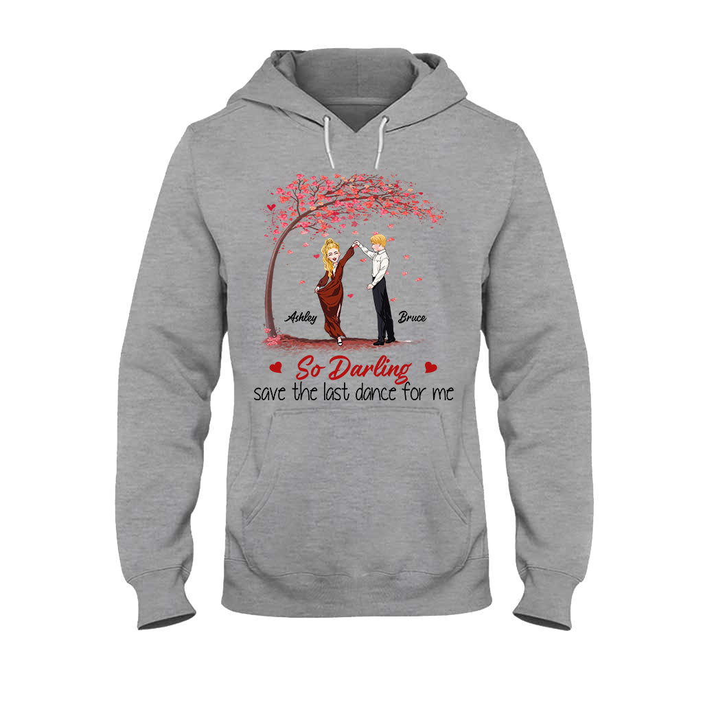 Mein Herz ist immer bei dir – Personalisiertes Partner-T-Shirt und Hoodie