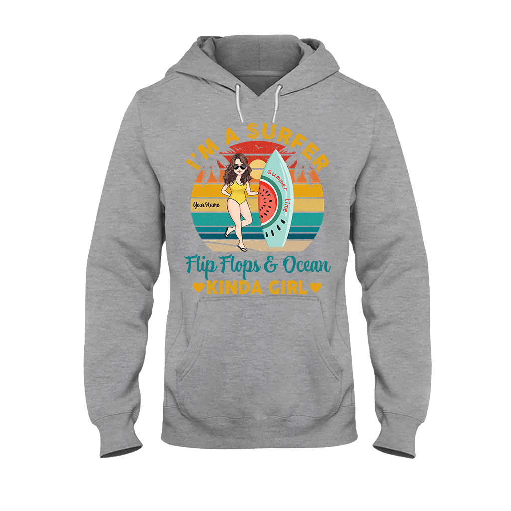 Ich bin ein Flip-Flop – Personalisiertes Surf-T-Shirt und Hoodie