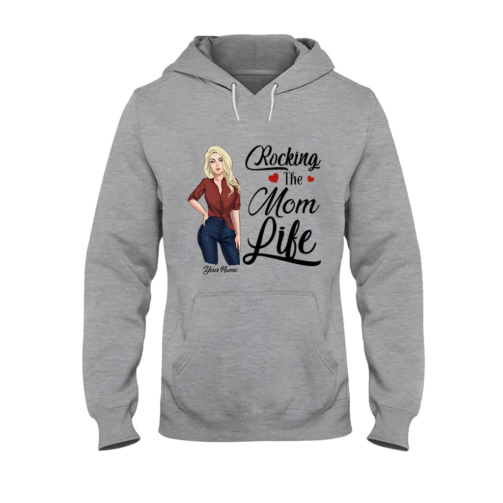 Rocking The Mom Life - Personalized T-shirt and Hoodie