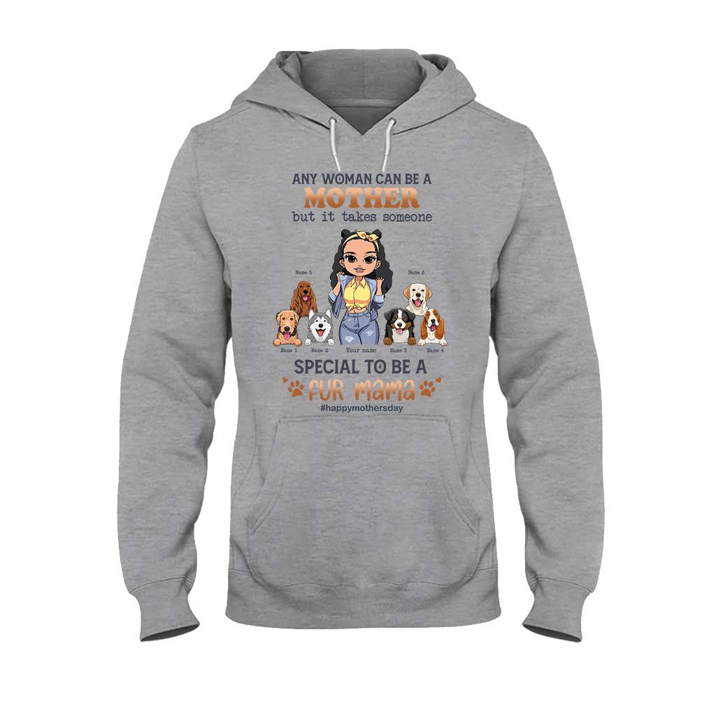 Jede Frau kann eine besondere Hundemama sein – personalisiertes Hunde-T-Shirt und Hoodie