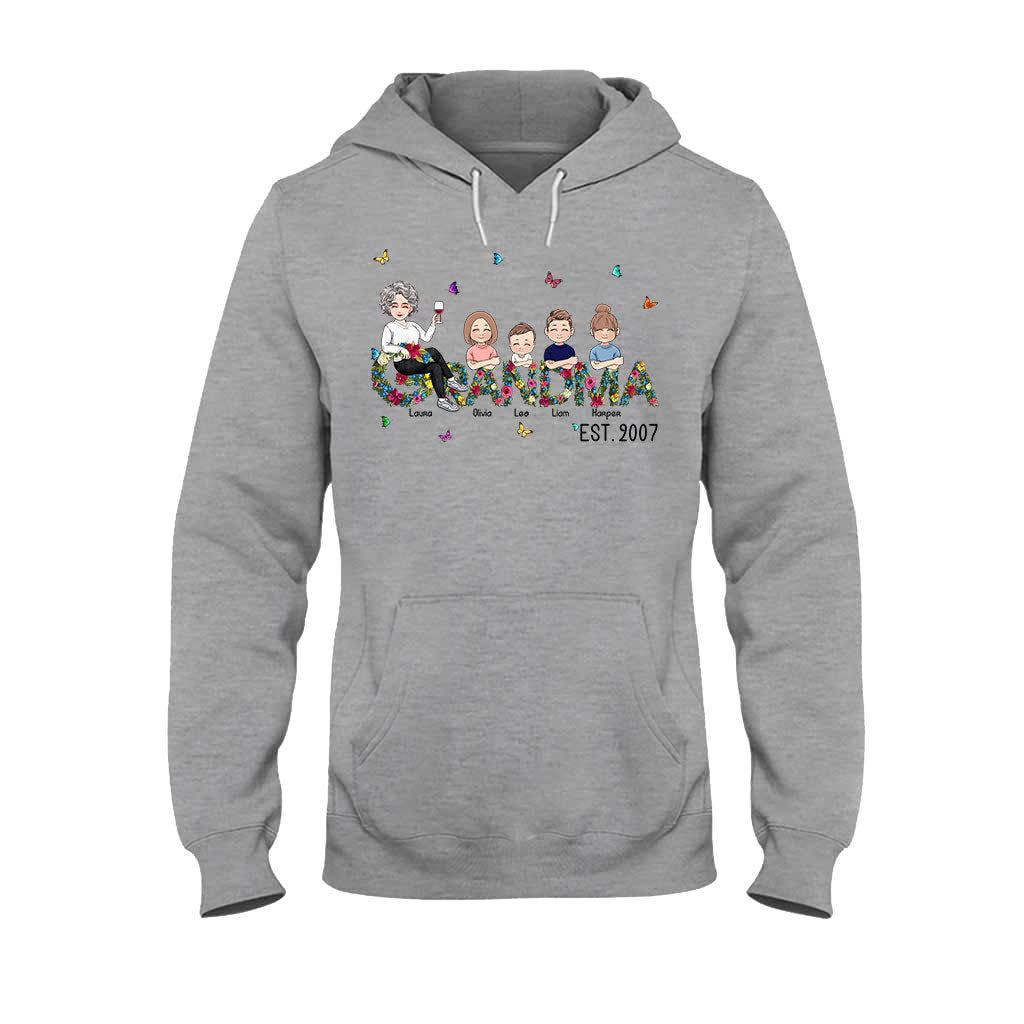 Oma seit – Personalisiertes Muttertags-T-Shirt und Hoodie für Omas