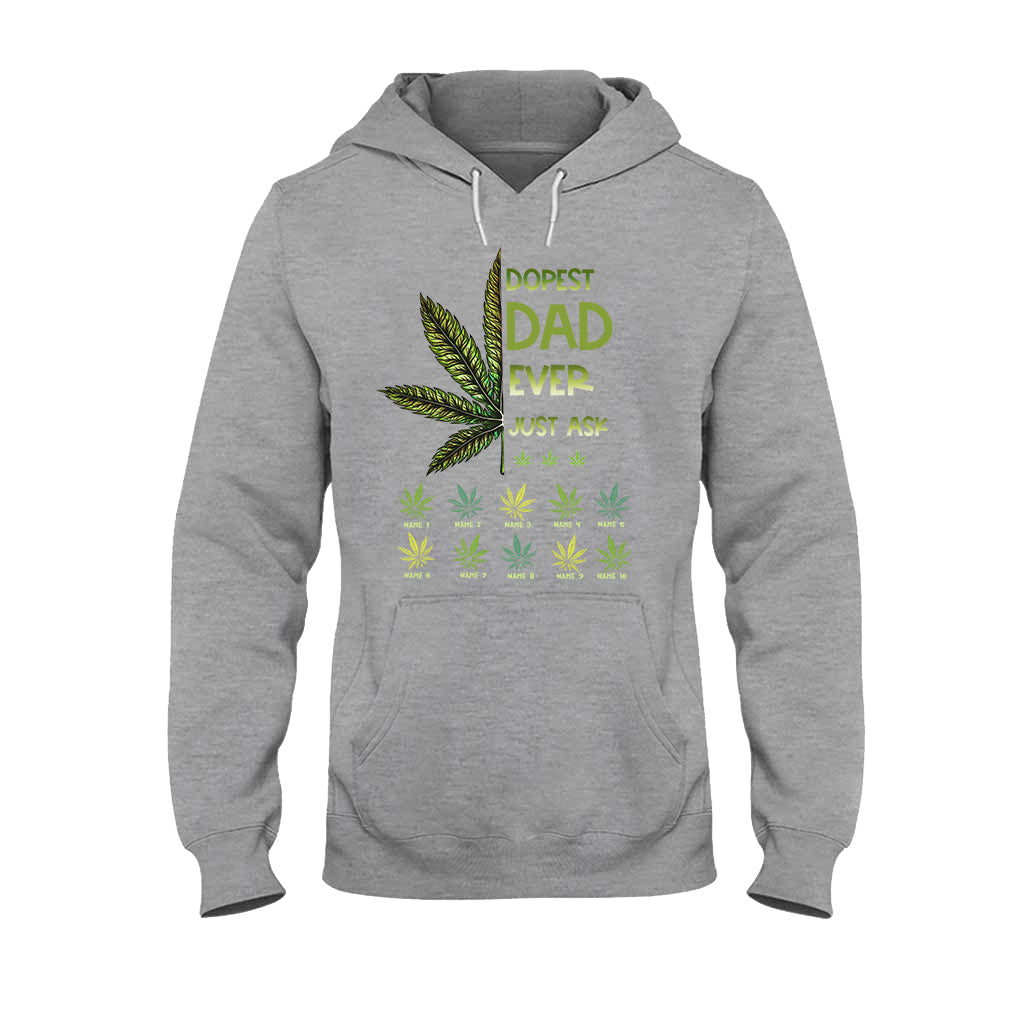 Der coolste Papa aller Zeiten – Geschenk für Papa, Oma, Opa, Mama, Onkel, Tante, Bruder, Schwester – Personalisiertes T-Shirt und Hoodie