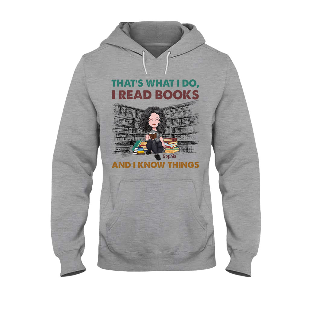 Das ist meine Lesedecke – personalisiertes Buch-T-Shirt und Hoodie