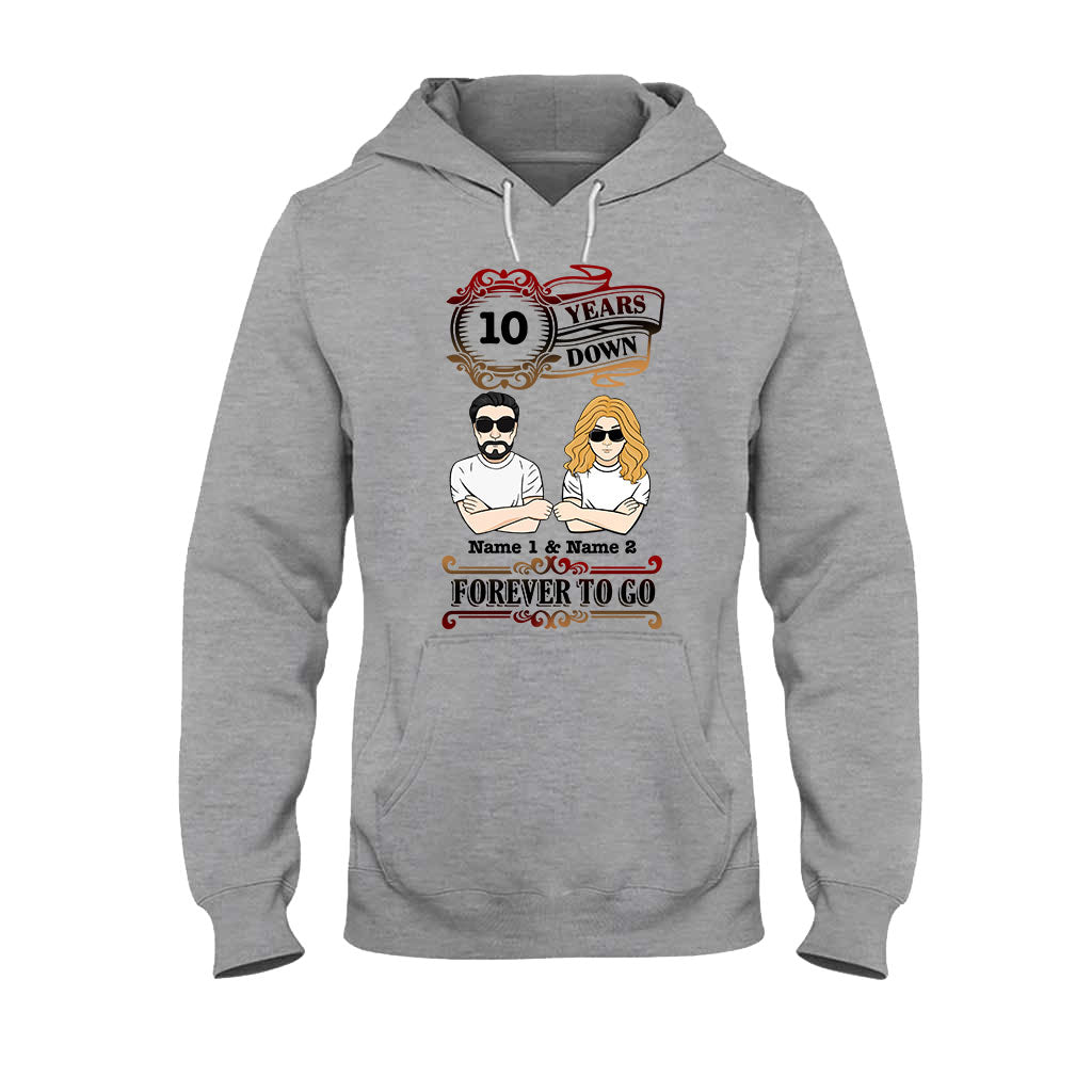 Forever To Go - Personalized Couple T-shirt and Hoodie