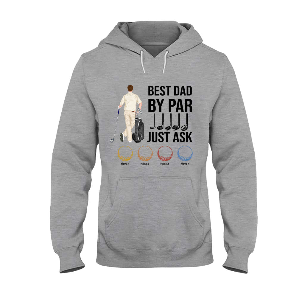 Bester Papa aller Zeiten – Personalisiertes Golf-T-Shirt und Hoodie zum Vatertag