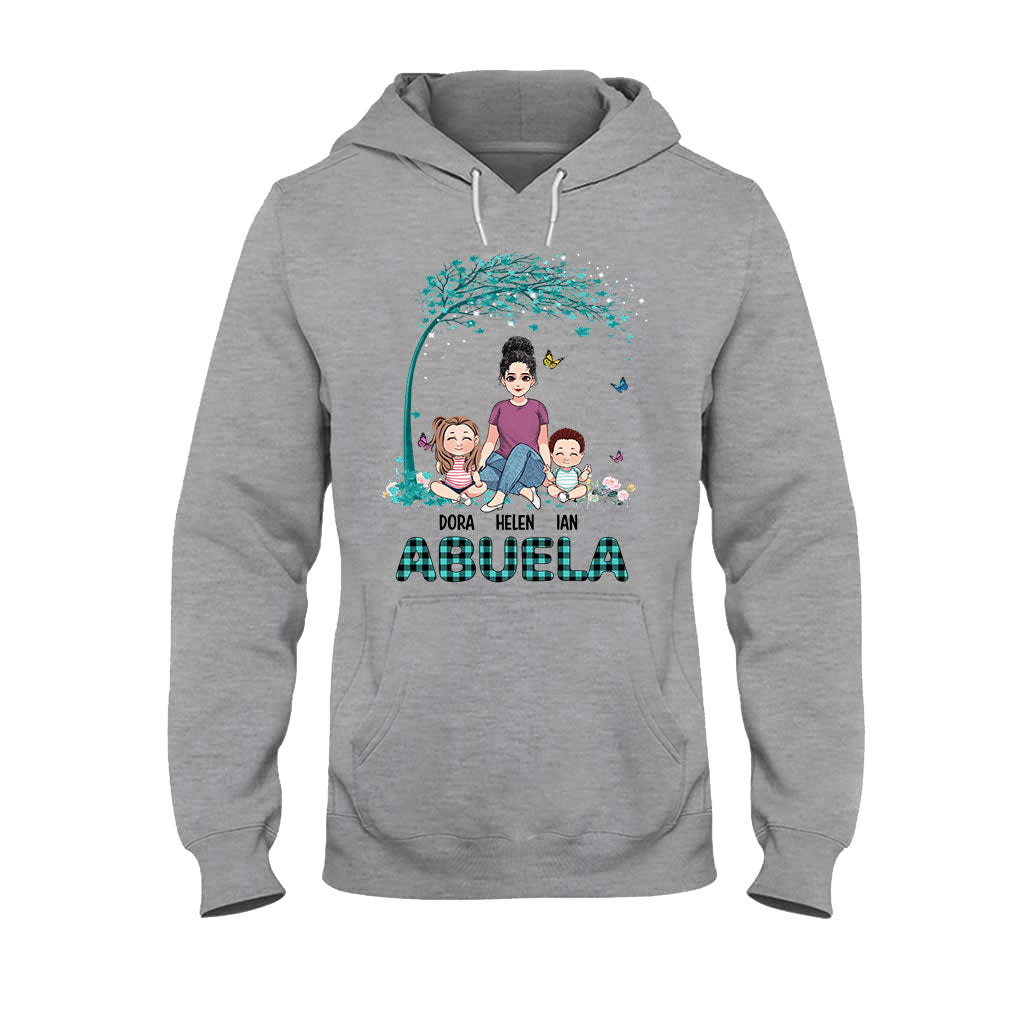 Oma-Leben – Personalisiertes Muttertags-T-Shirt und Hoodie für Omas