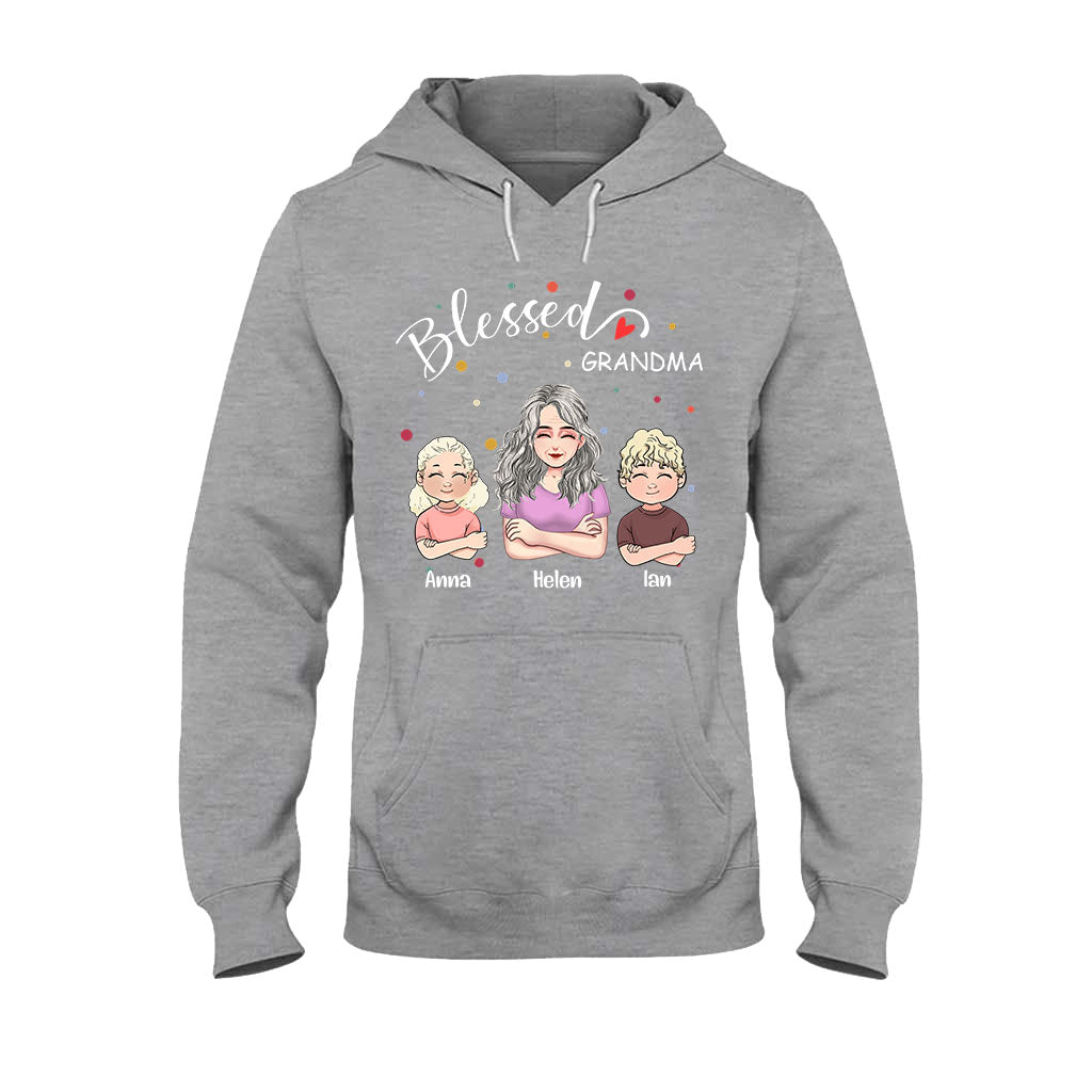 Blessed Grandpa - Personalized Mother's Day Grandma T-shirt and Hoodie