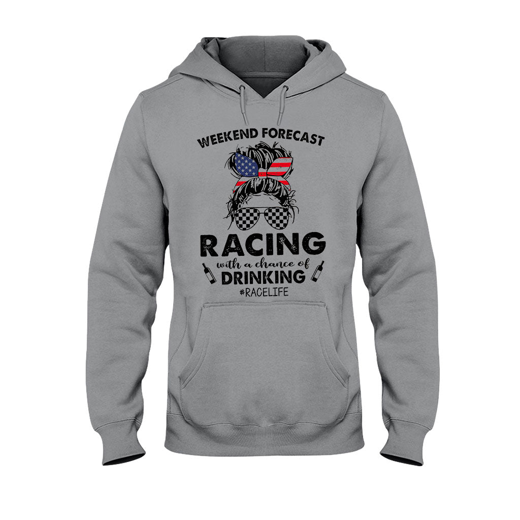 Weekend Forecast  - Racing T-shirt And Hoodie 082021