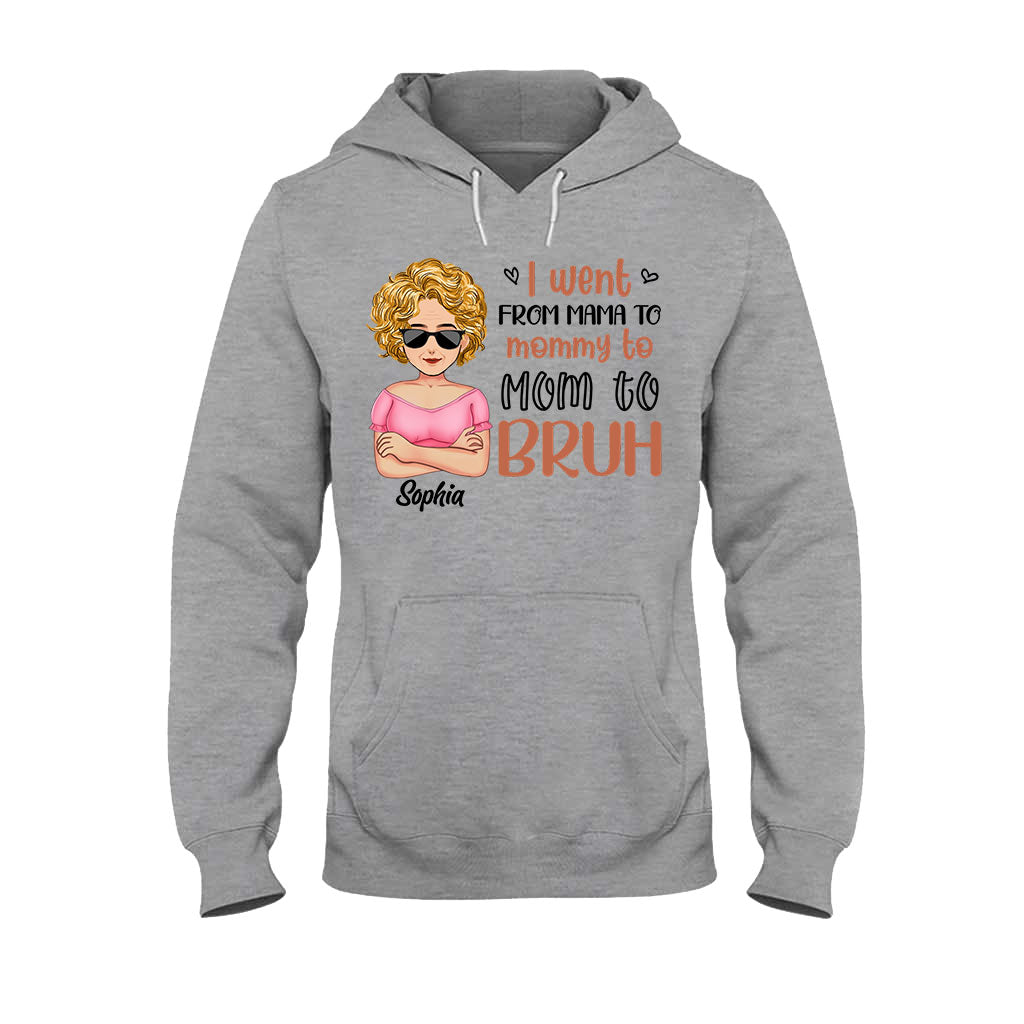 Ich wurde von Mama zu Bruder – Personalisiertes Muttertags-T-Shirt und Hoodie