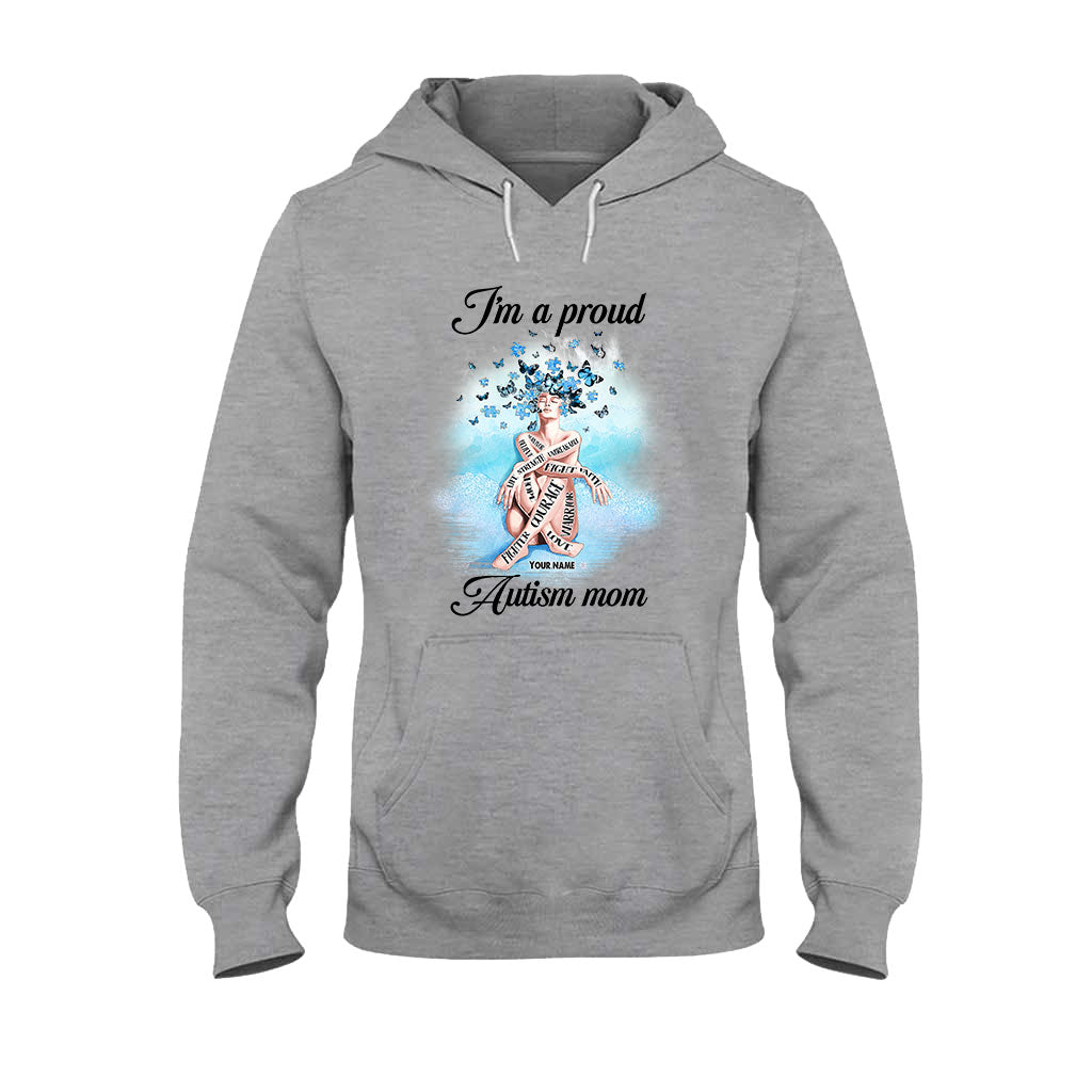 Autism Mom – Personalisiertes T-Shirt und Hoodie zur Sensibilisierung für Autismus