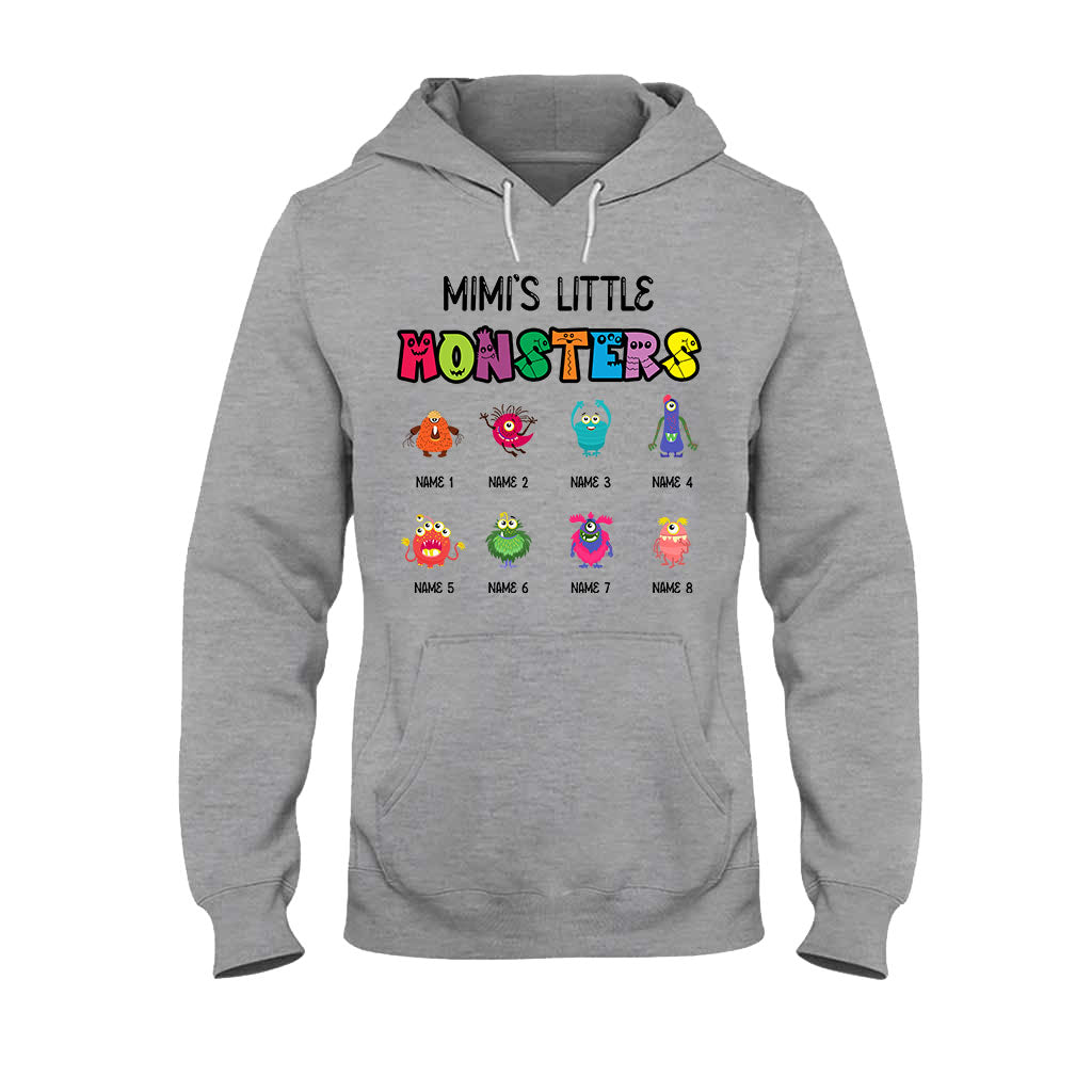 Oma und kleine Monster – Personalisiertes Muttertags-T-Shirt und Hoodie für Omas