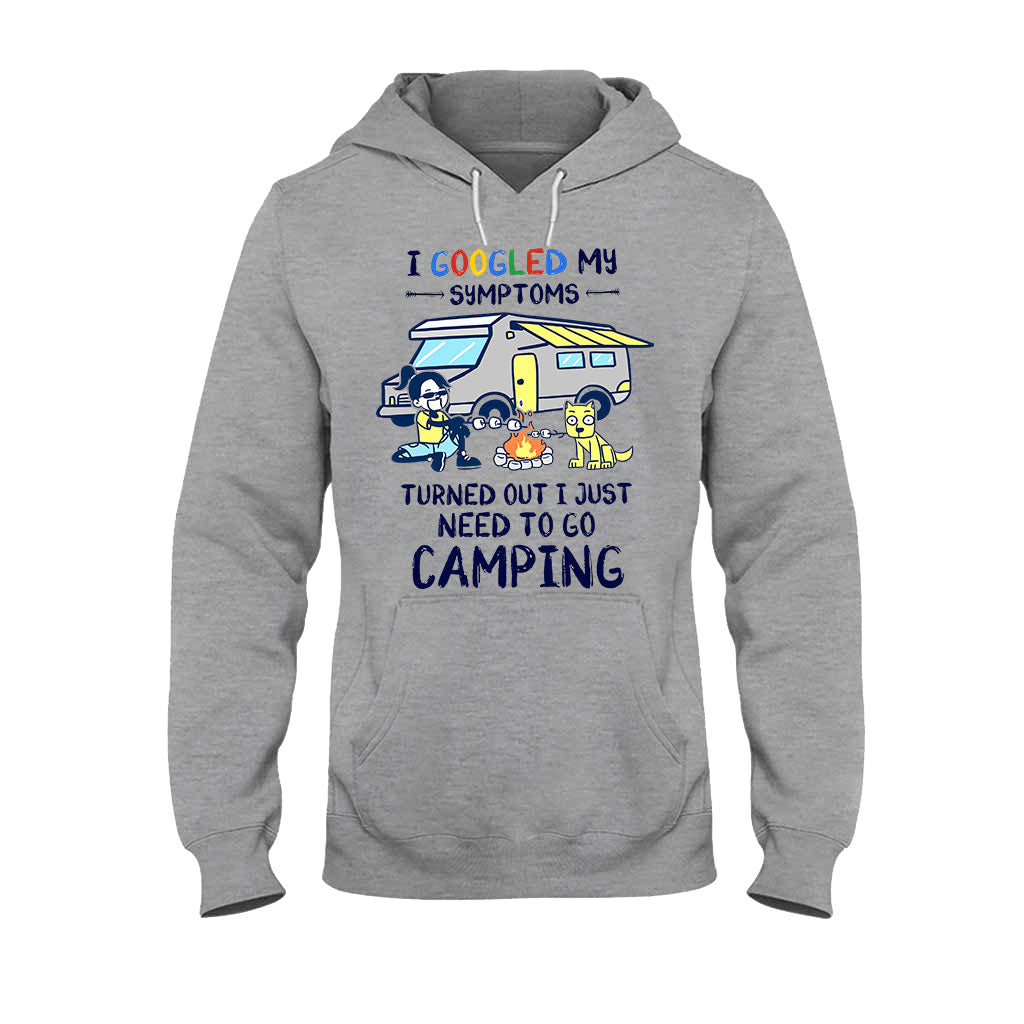 Ich habe meine Symptome gegoogelt – Camping-T-Shirt und Hoodie 112021