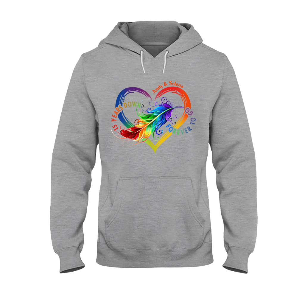 Forever To Go - Personalized Couple T-shirt and Hoodie
