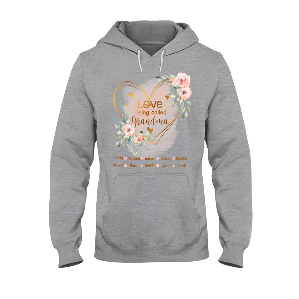 Ich liebe es, Oma genannt zu werden – personalisiertes Oma-T-Shirt und Hoodie