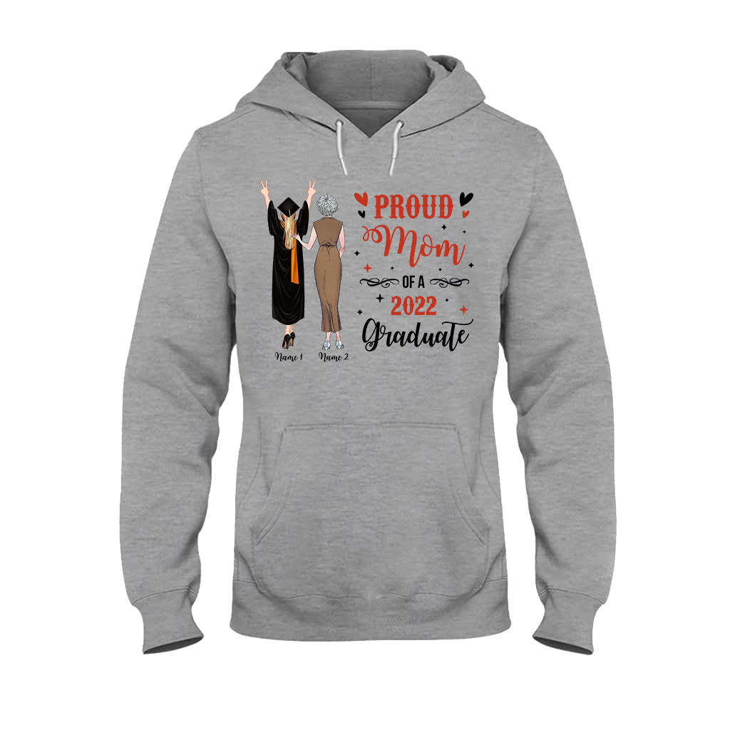 Proud Mom - Personalized Mother's Day Graduation T-shirt and Hoodie