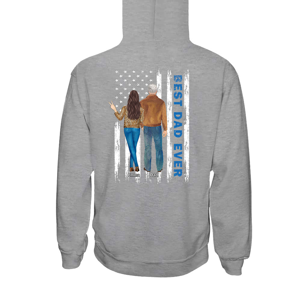 Best Dad Ever - Personalized Father T-shirt and Hoodie