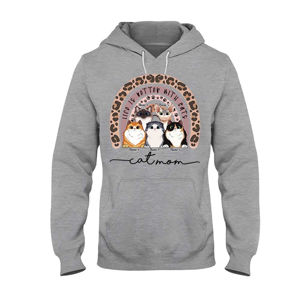 Katzenmama – Personalisiertes Katzen-T-Shirt und Hoodie