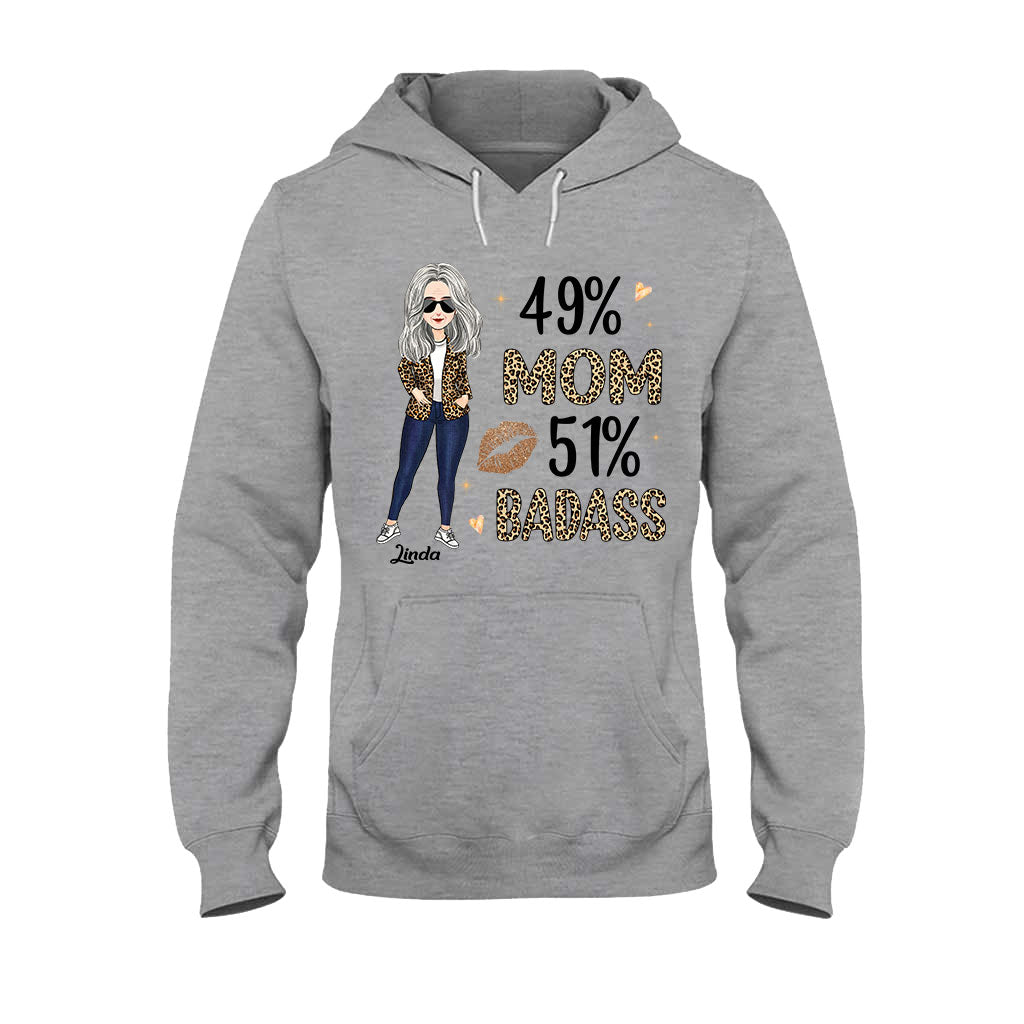 49 % Mama, 51 % Powerfrau – Personalisiertes Muttertags-T-Shirt und Hoodie