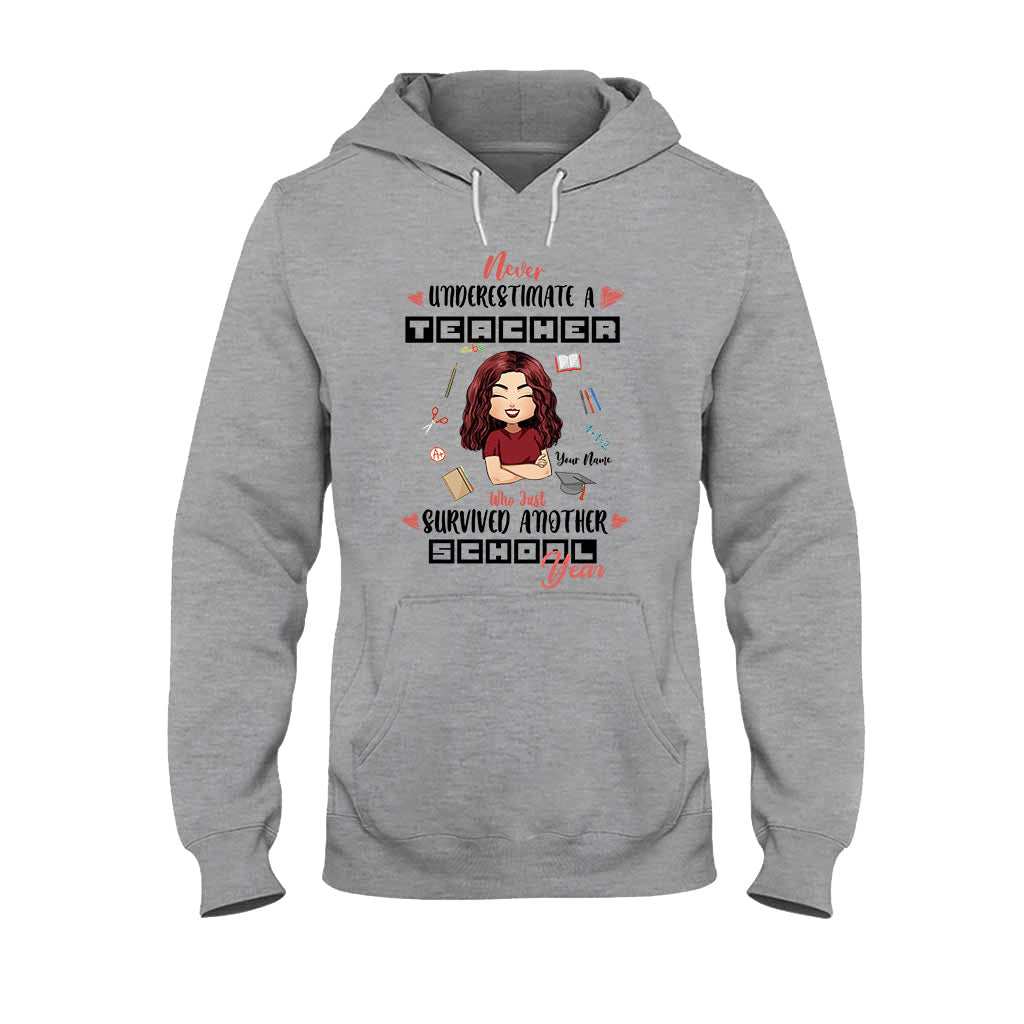 Never Underestimate A Teacher - Personalized T-shirt and Hoodie