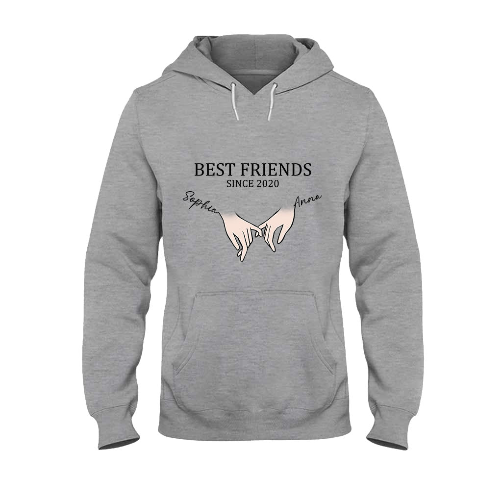 Beste Freundinnen – Personalisiertes Bestie-T-Shirt und Hoodie