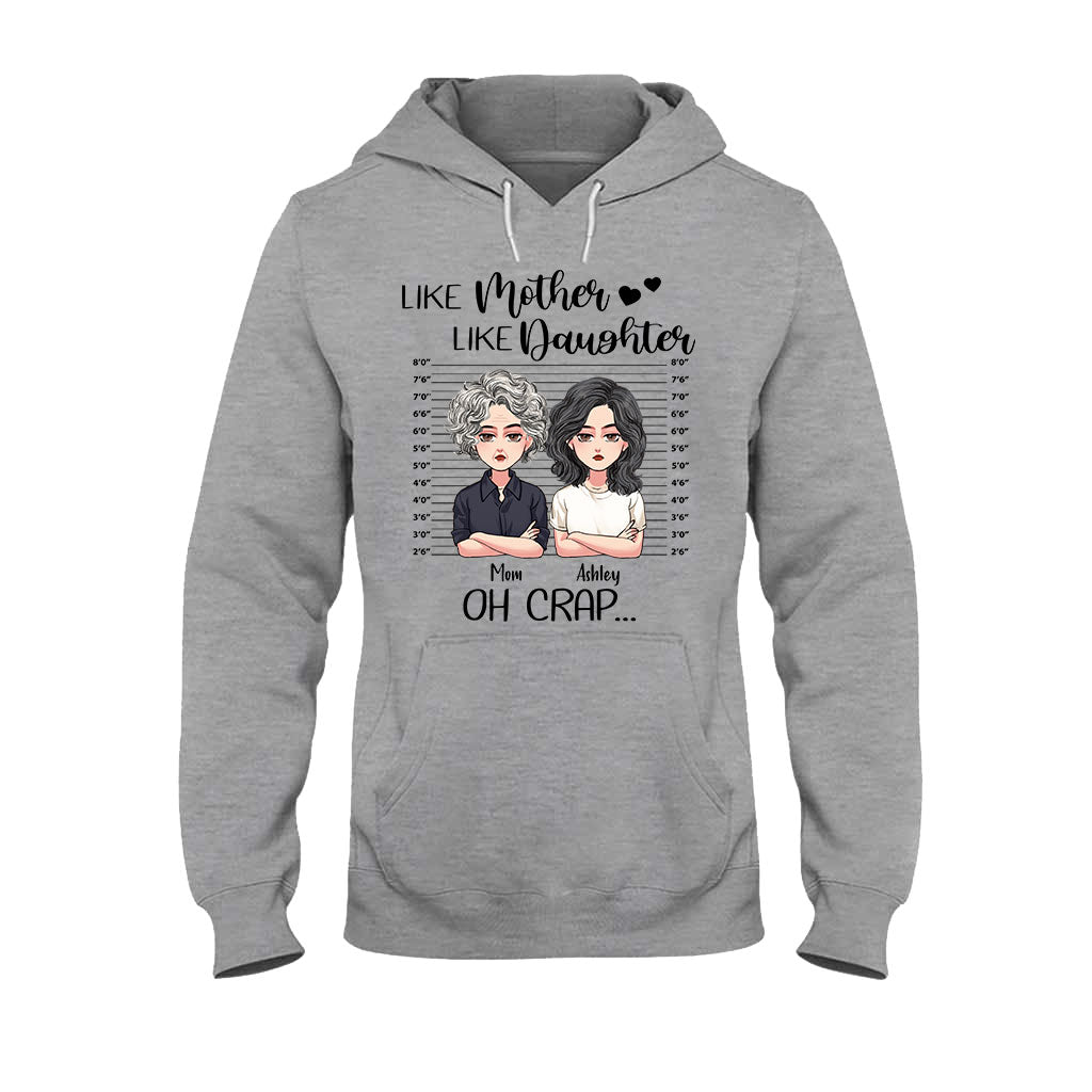 Wie die Mutter, so die Tochter – Personalisiertes Muttertags-T-Shirt und Hoodie