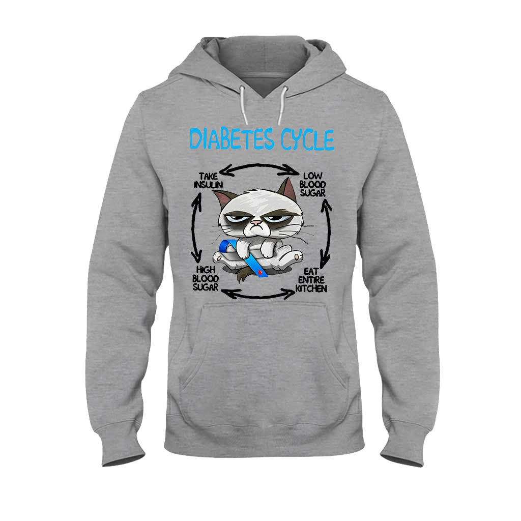 Diabetes Cycle – T-Shirt und Hoodie zur Aufklärung über Diabetes 082021