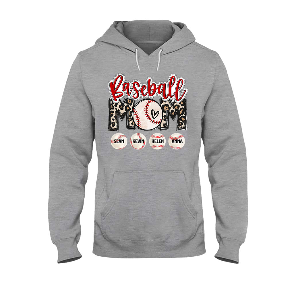 Baseball-Mama – Personalisiertes Baseball-T-Shirt und Hoodie
