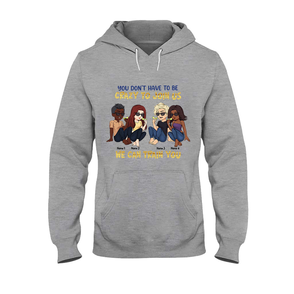 Beste Freundinnen sind die Schwestern, die wir uns selbst aussuchen – Geschenk für die beste Freundin – Personalisiertes T-Shirt und Hoodie