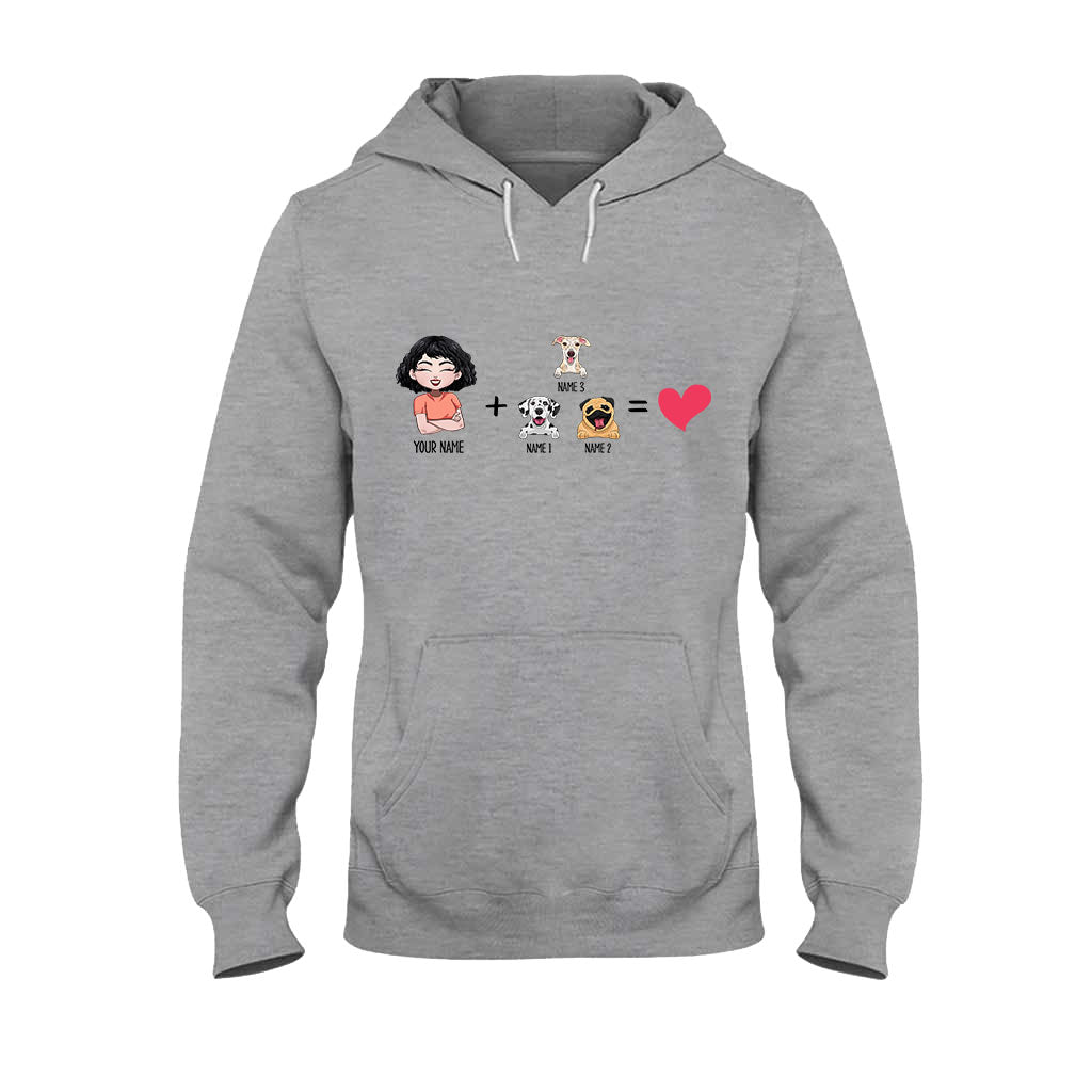 Ich mit den Hunden – Personalisiertes Hunde-T-Shirt und Hoodie