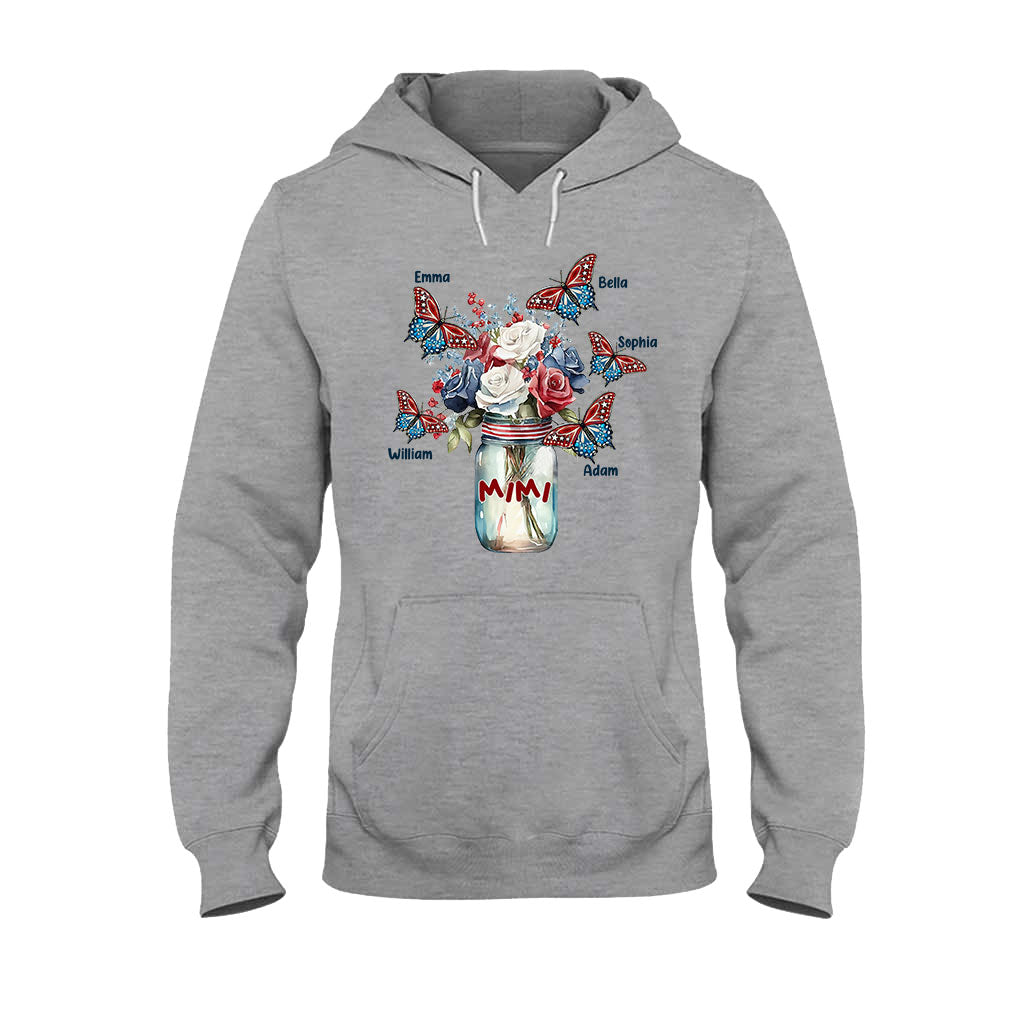 Glück ist Oma sein – Geschenk für Oma, Mama, Tante – Personalisiertes T-Shirt und Hoodie