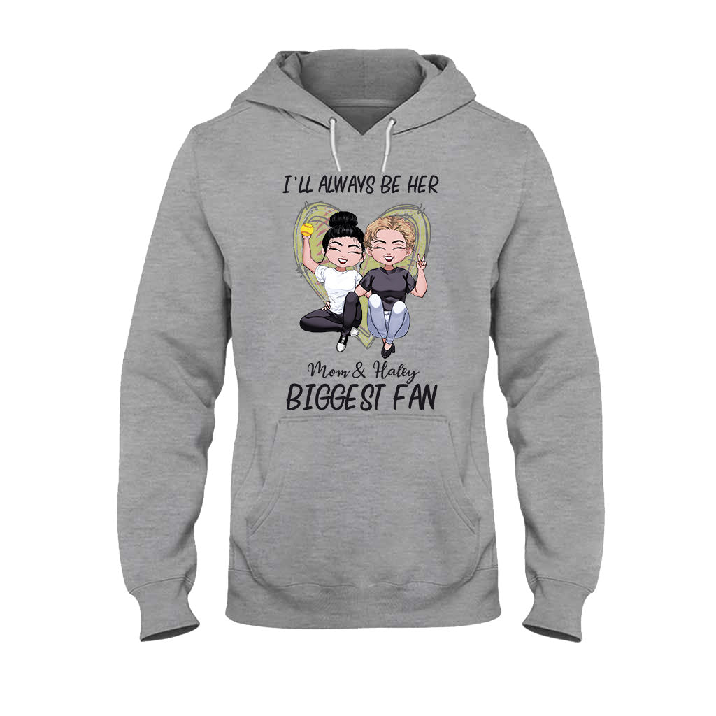 Sei immer der größte Fan – Personalisiertes Softball-T-Shirt und Hoodie zum Muttertag