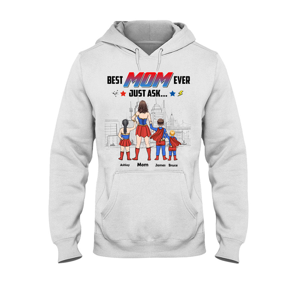 Supermama – Personalisiertes Mutter-T-Shirt und Hoodie