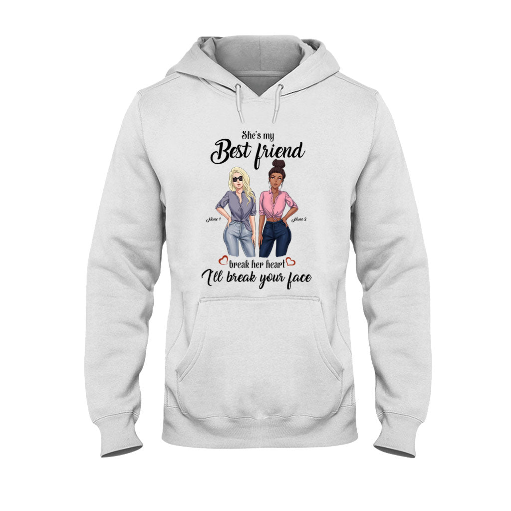 Sie ist meine beste Freundin – personalisiertes Bestie-T-Shirt und Hoodie