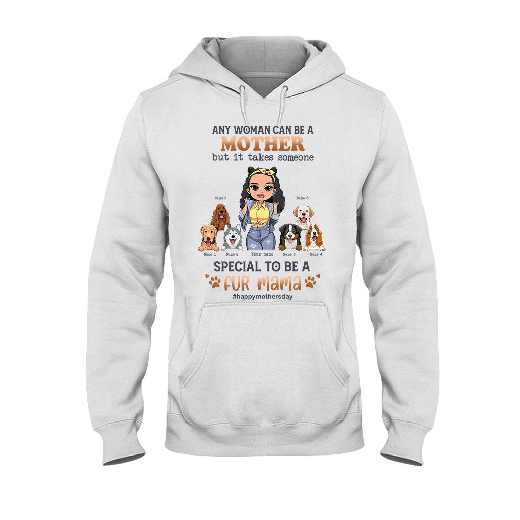 Jede Frau kann eine besondere Hundemama sein – personalisiertes Hunde-T-Shirt und Hoodie