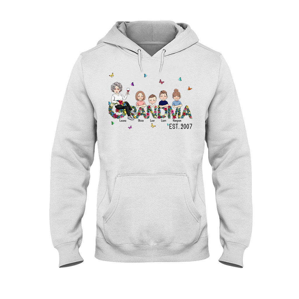 Oma seit – Personalisiertes Muttertags-T-Shirt und Hoodie für Omas
