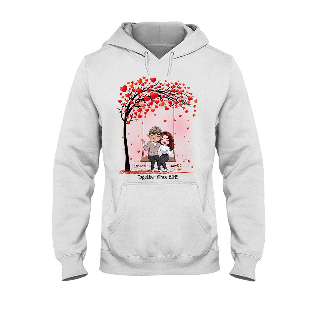 Together - Personalized Couple T-shirt and Hoodie