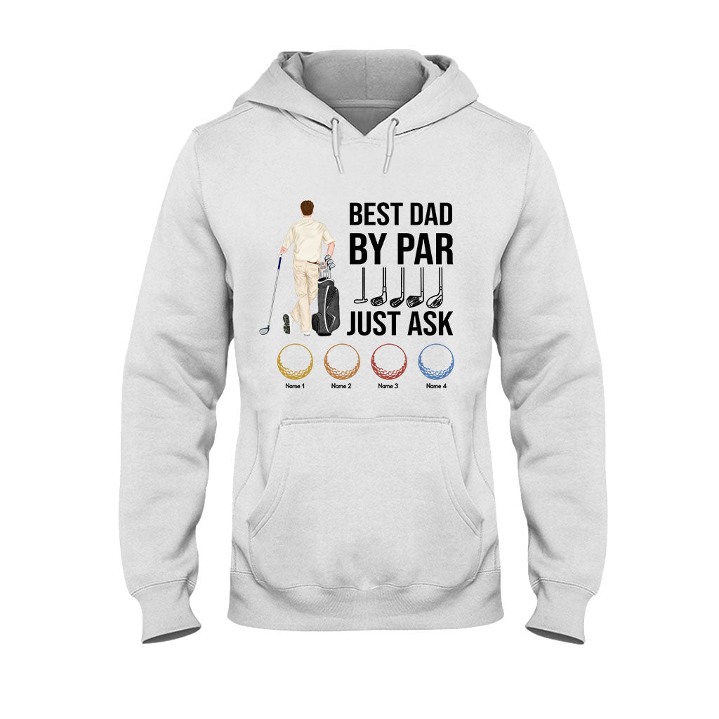 Bester Papa aller Zeiten – Personalisiertes Golf-T-Shirt und Hoodie zum Vatertag