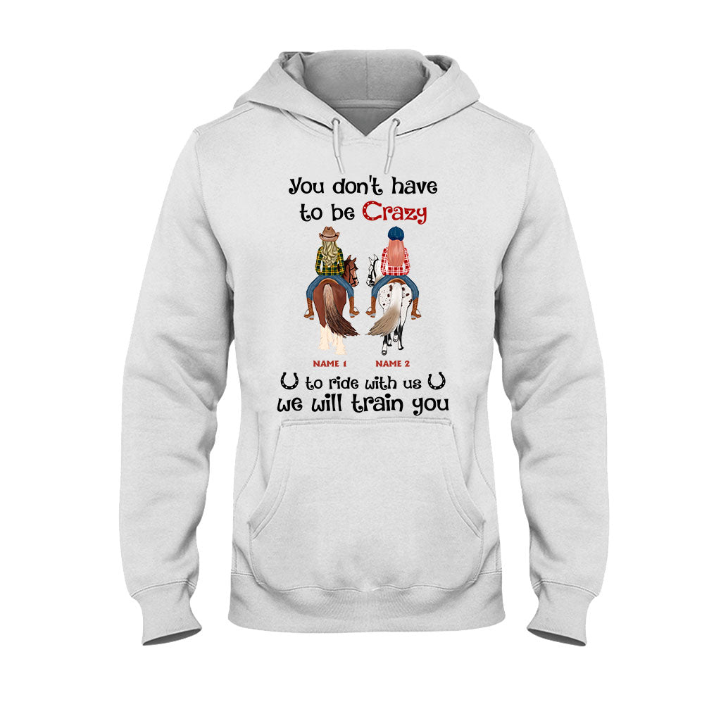 Wir sind wie eine ganz kleine Gang – personalisiertes Pferde-T-Shirt und Hoodie