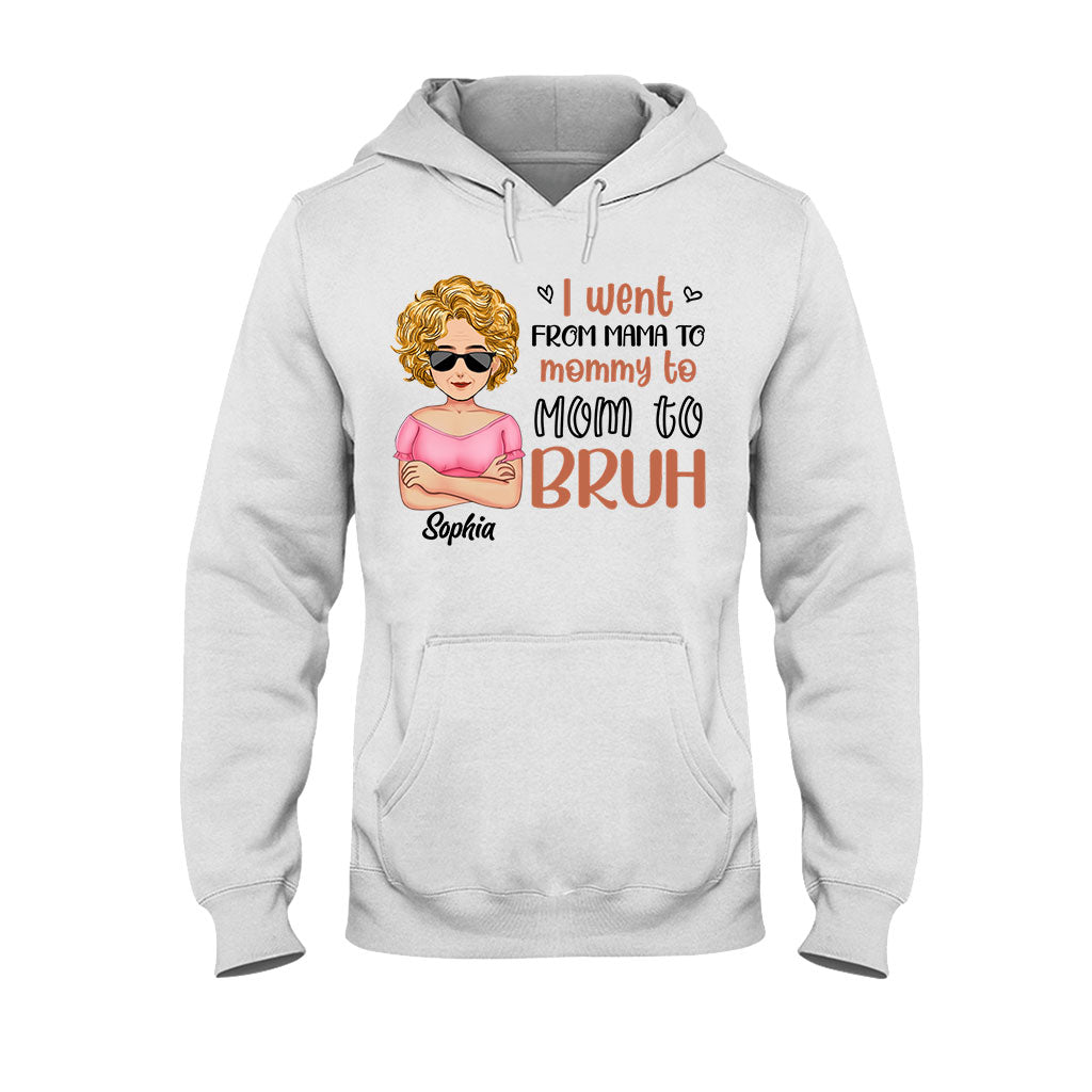 Ich wurde von Mama zu Bruder – Personalisiertes Muttertags-T-Shirt und Hoodie