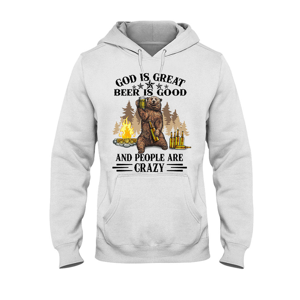 God Is Great Beer Is Good - Camping T-shirt and Hoodie 112021