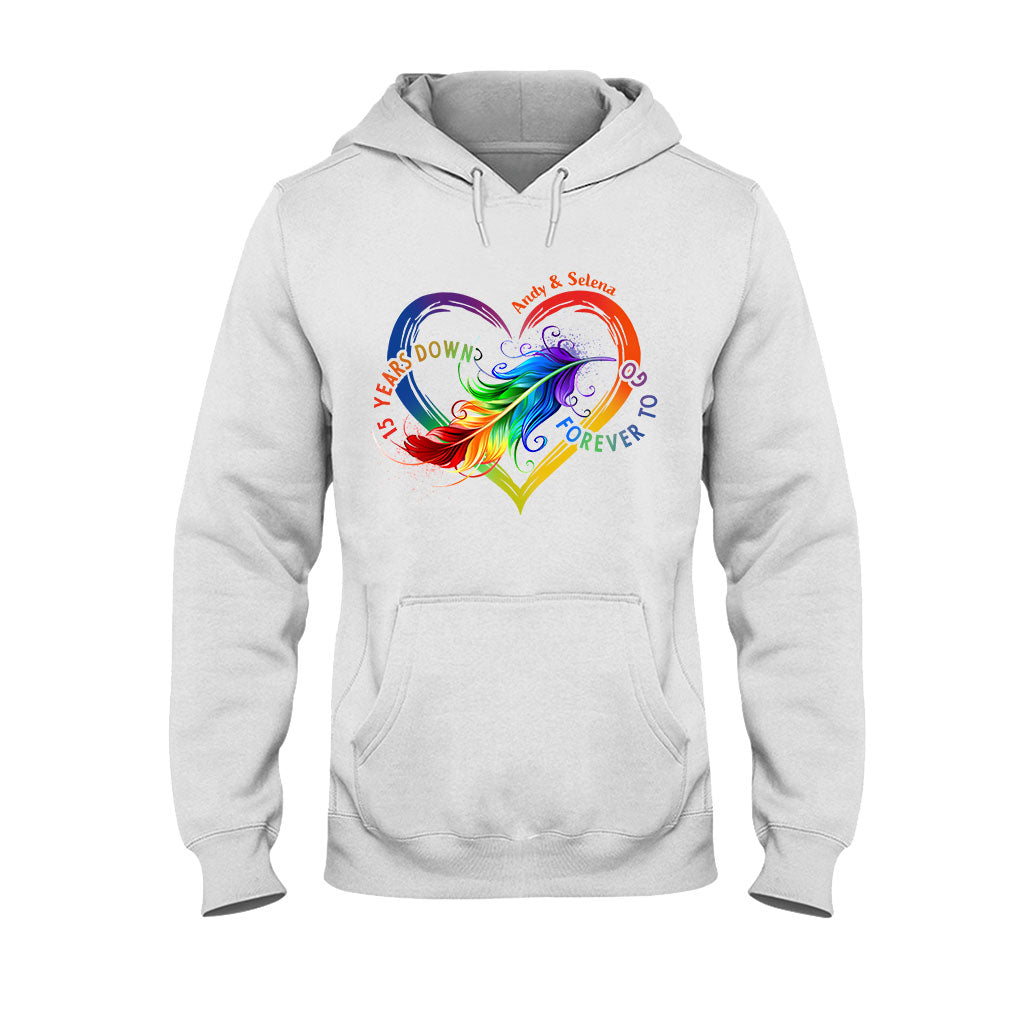 Forever To Go - Personalized Couple T-shirt and Hoodie