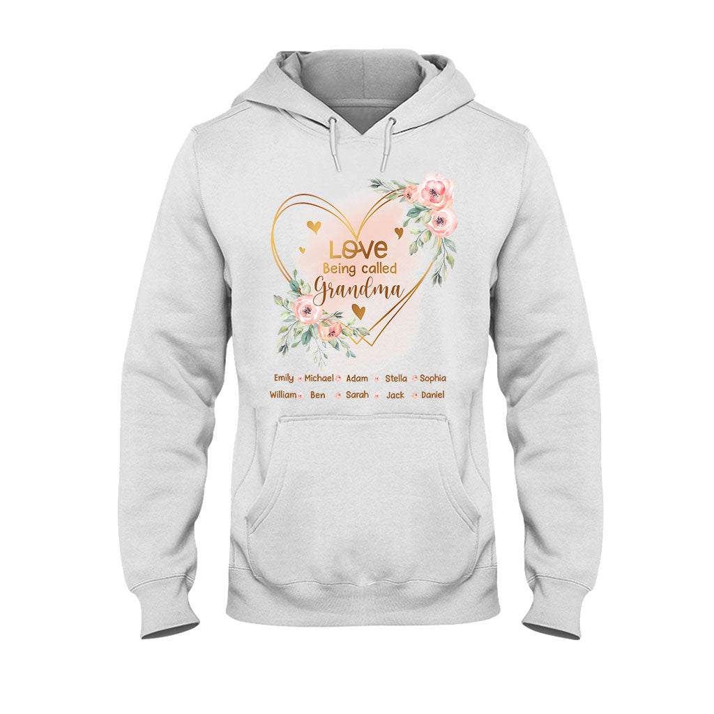 Ich liebe es, Oma genannt zu werden – personalisiertes Oma-T-Shirt und Hoodie